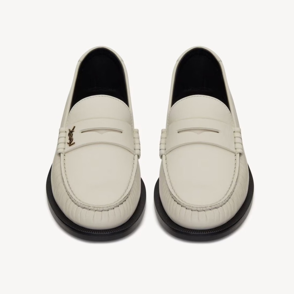 YSL LE LOAFER PENNY SLIPPERS IN SMOOTH LEATHER - Picture 6 of 10
